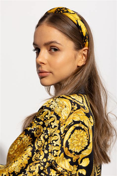 versace hairband|versace hair accessories women.